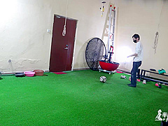 When You Meet A Three-legged Goalkeeper